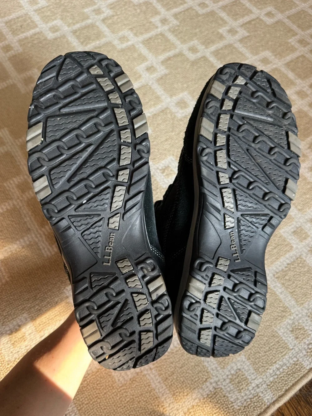 L.L.Bean TEK2.5 Waterproof Hiking Boots Black Size 9.5 Wide